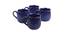 Noyce Mugs Set of 4 (Blue) by Urban Ladder - Front View Design 1 - 383848