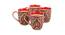 Olivier Mugs Set of 4 (Red) by Urban Ladder - Front View Design 1 - 383851