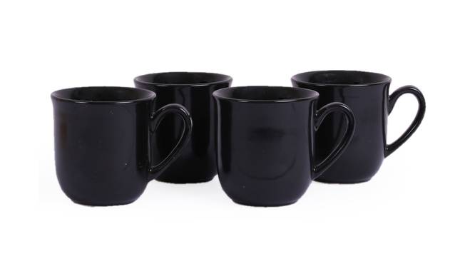 Nelda Cups Set of 4 (Black) by Urban Ladder - Design 1 Side View - 383863