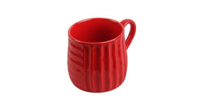 Nyssa Mugs Set of 4 (Red) by Urban Ladder - Design 1 Side View - 383866