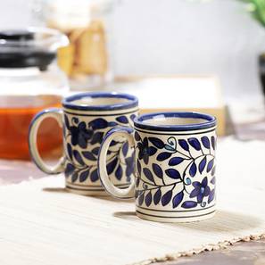 Vareesha Design Panra Mugs Set of 2 (Blue)