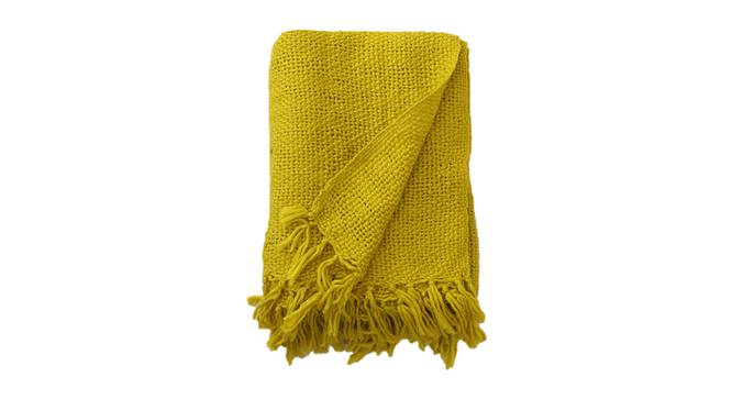 Zarad Throw (Yellow) by Urban Ladder - Front View Design 1 - 384052