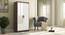 Miller 2 Door Wardrobe (Two-Tone Finish, With Mirror, Without Drawer Configuration, With Lock, 5.95 Feet Height) by Urban Ladder - Full View Design 1 - 384152