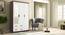 Miller 3 Door Wardrobe (Two-Tone Finish, 2 Drawer Configuration, With Mirror, With Lock) by Urban Ladder - Full View Design 1 - 384207