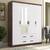Miller 4 door 2 drawer wardrobe finish two tone merc lp