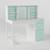 Pattern play study table white lp