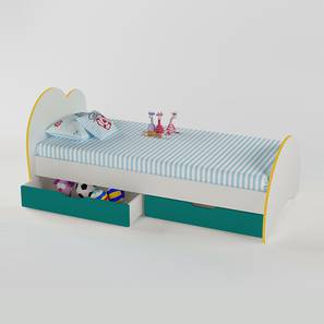 Kids Beds With Storage Design Cloud Tails Storage Bed (Matte Finish)
