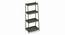 Karole Bookshelf (Dark Grey Finish) by Urban Ladder - Cross View Top View Design 1 - 