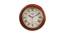 Mia Wall Clock (Brown) by Urban Ladder - Cross View Design 1 - 384346
