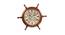 Amelia Wall Clock (Brown) by Urban Ladder - Cross View Design 1 - 384351