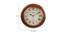 Mia Wall Clock (Brown) by Urban Ladder - Design 1 Dimension - 384379