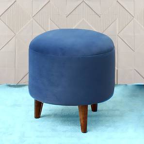 L Shaped Sofa Wicker Design Carlin Footstool (Round Shape, PROVINCIAL TEAK)