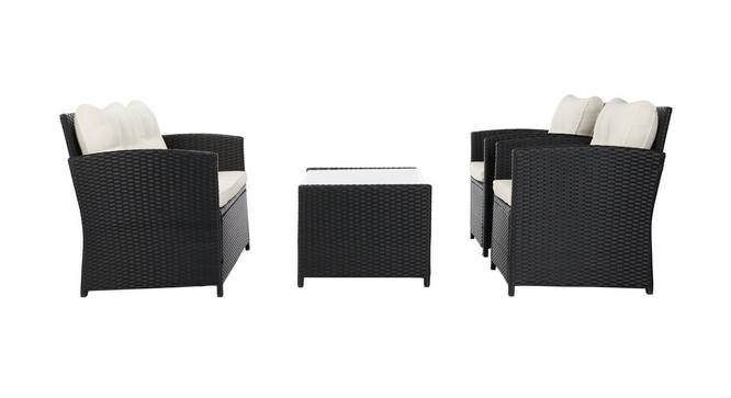 Aspen Patio Set (Black, smooth Finish) by Urban Ladder - Front View Design 1 - 384901