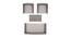 Harmony Patio Set (Grey, smooth Finish) by Urban Ladder - Rear View Design 1 - 384906