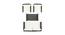 Aspen Patio Set (Black, smooth Finish) by Urban Ladder - Rear View Design 1 - 384907