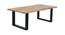 Ekiya Dining Table (Natural, Semi Gloss Finish) by Urban Ladder - Cross View Design 1 - 385230