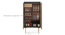 Dante Bar Cabinet (Black) by Urban Ladder - Front View Design 1 Details - 385279