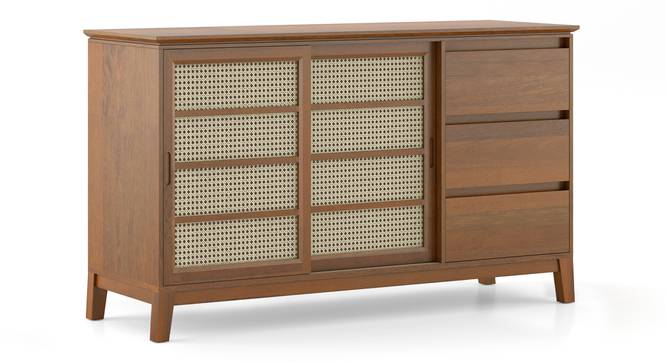 Fujiwara Wide Sideboard (Amber Walnut Finish) by Urban Ladder - Cross View Design 1 - 385404