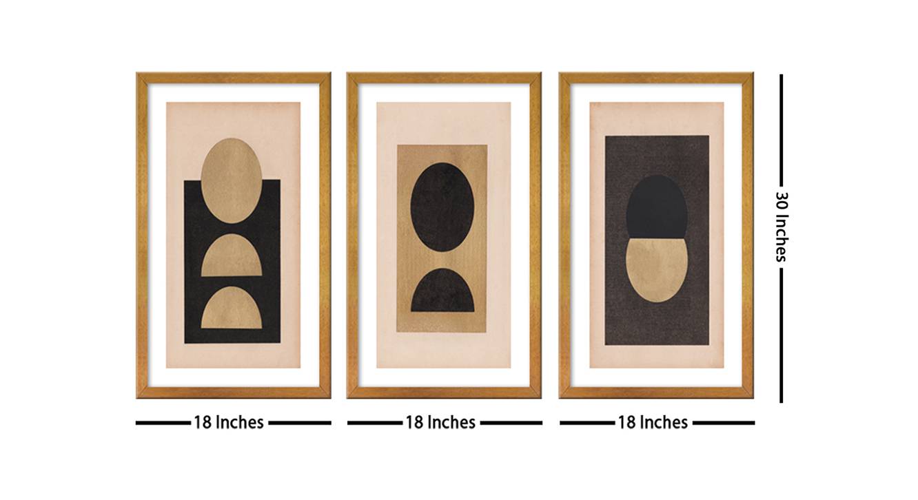 Gold Canvas Wall Art Urban Ladder