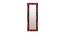 Brandise Wall Mirror (Red, Tall Configuration, Rectangle Mirror Shape) by Urban Ladder - Front View Design 1 - 385506