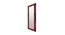 Brandise Wall Mirror (Red, Tall Configuration, Rectangle Mirror Shape) by Urban Ladder - Cross View Design 1 - 385510