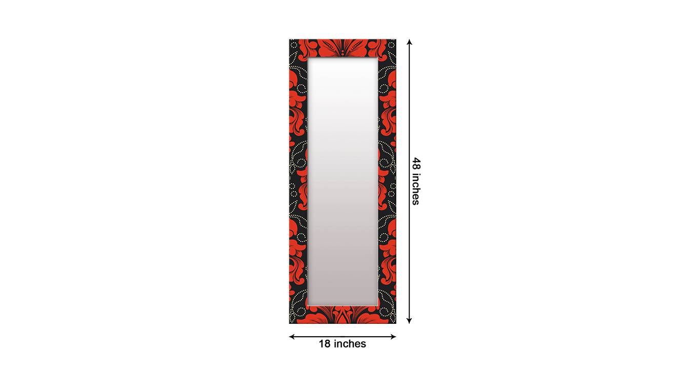 Brandise wall mirror red 6