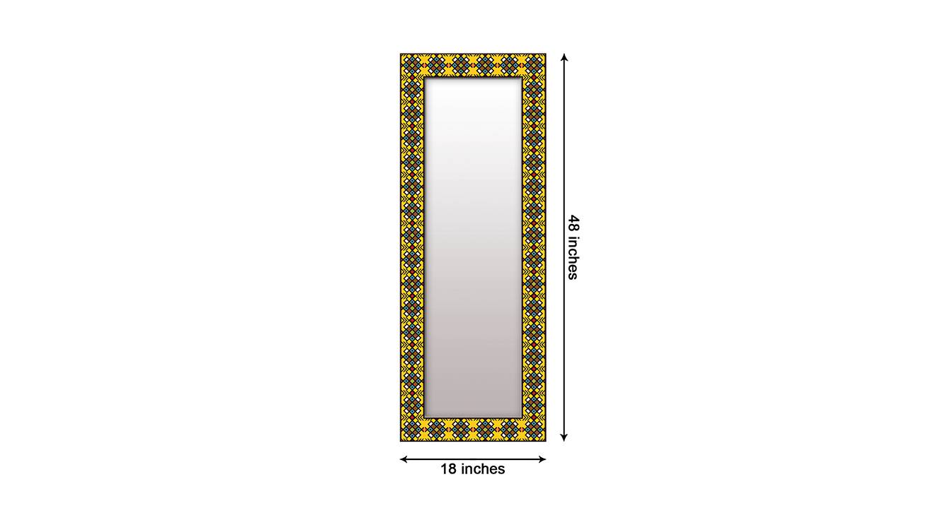 Dianthe wall mirror yellow 6
