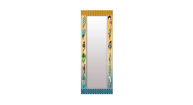 Kaleena Wall Mirror (Yellow, Tall Configuration, Rectangle Mirror Shape) by Urban Ladder - Front View Design 1 - 385764