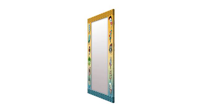 Kaleena Wall Mirror (Yellow, Tall Configuration, Rectangle Mirror Shape) by Urban Ladder - Cross View Design 1 - 385774