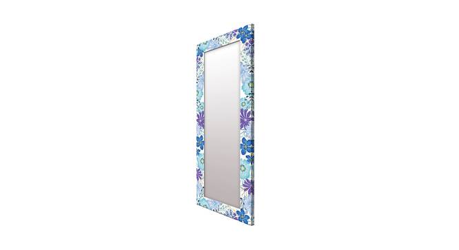 Kimba Wall Mirror (Blue, Tall Configuration, Rectangle Mirror Shape) by Urban Ladder - Cross View Design 1 - 385783