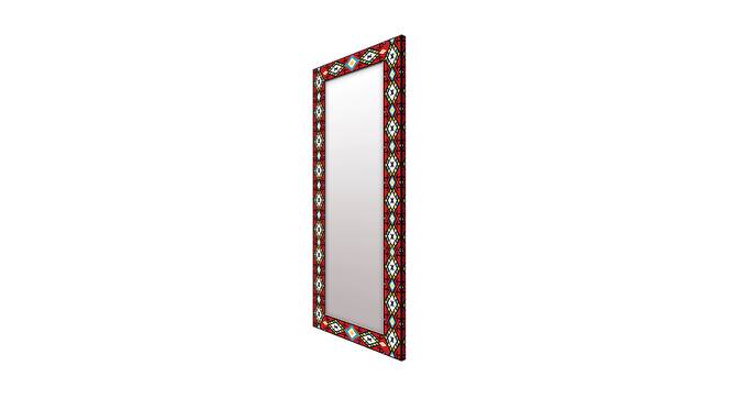 Livy Wall Mirror (Red, Tall Configuration, Rectangle Mirror Shape) by Urban Ladder - Cross View Design 1 - 385869
