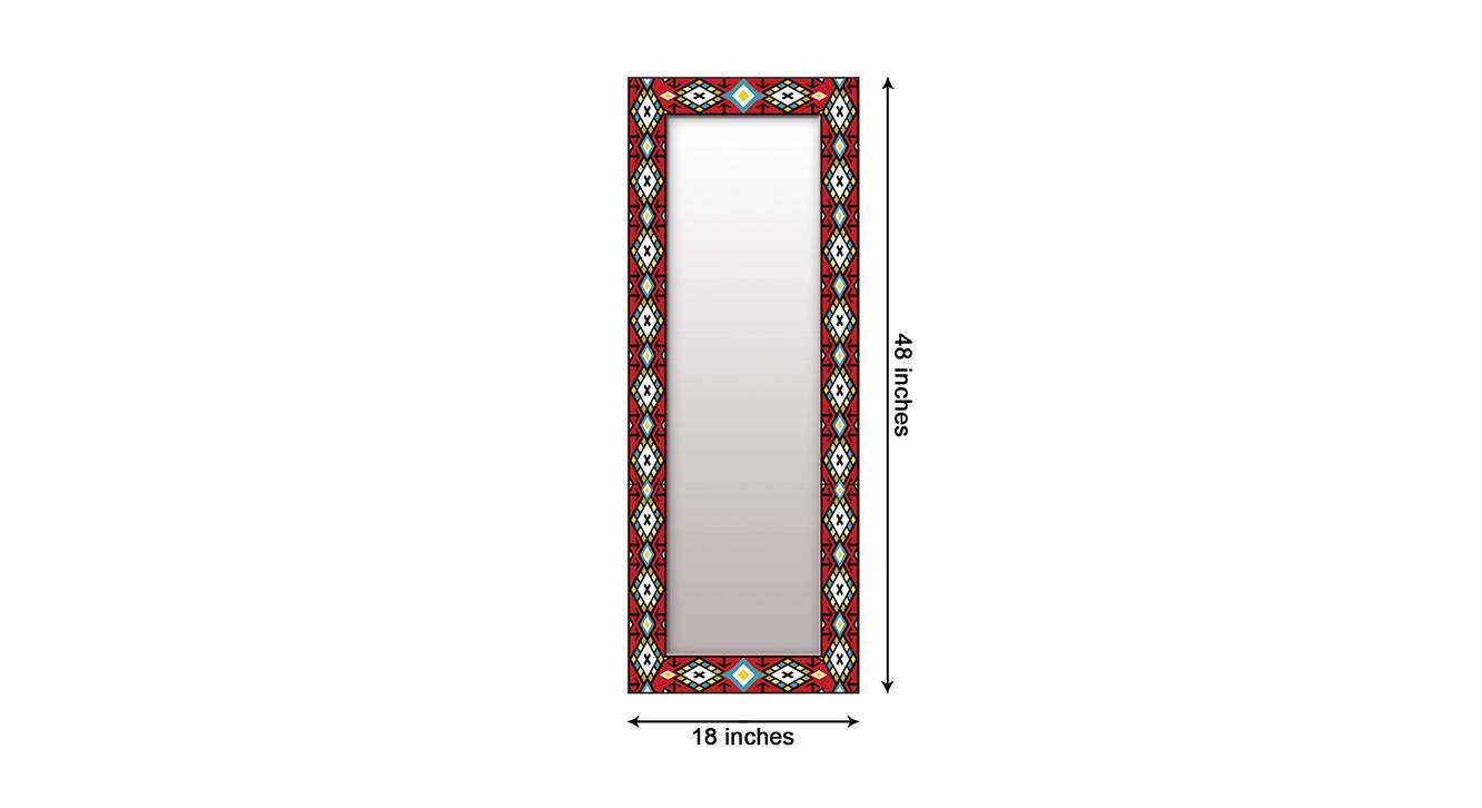 Livy wall mirror red 6