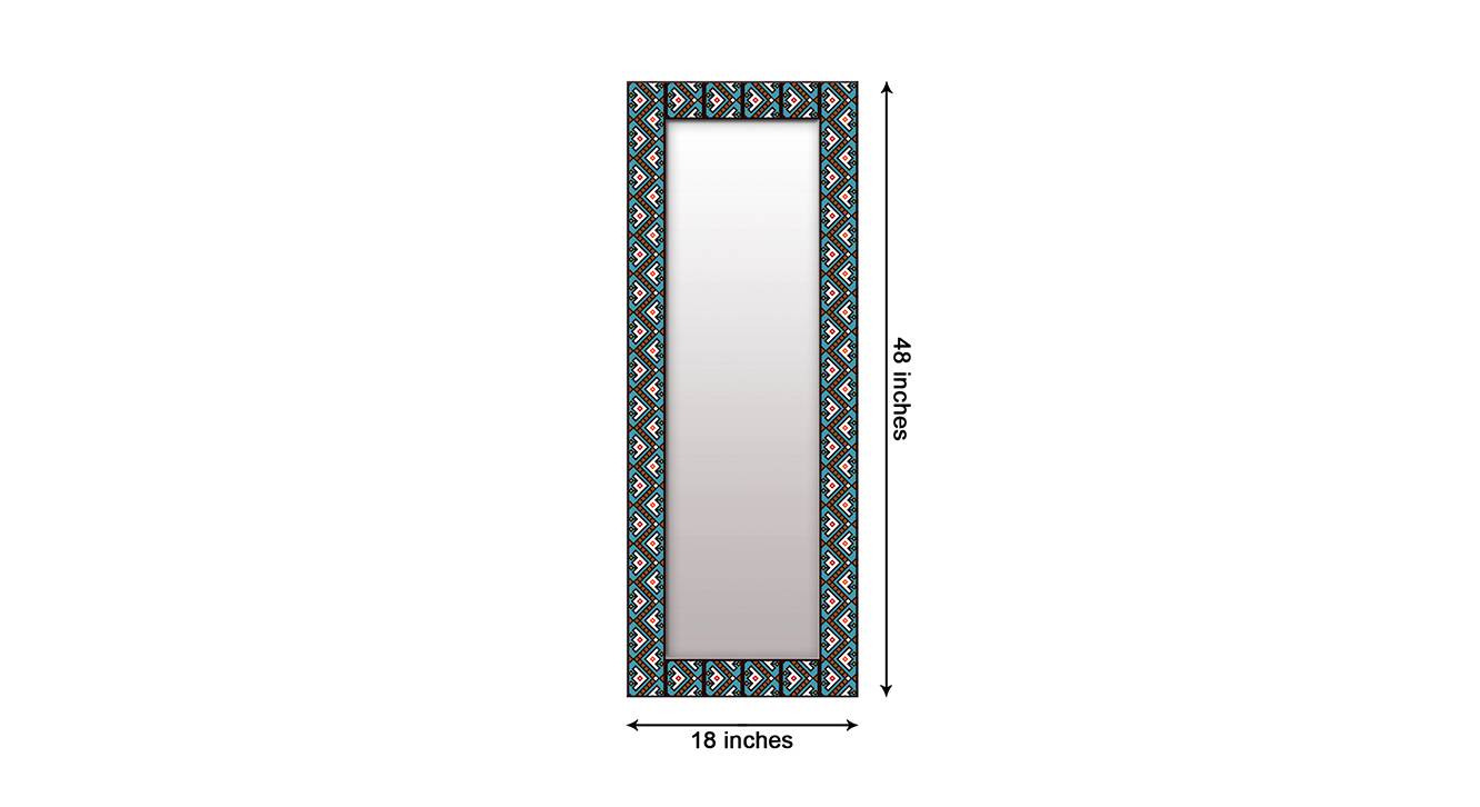Loreene wall mirror blue 6