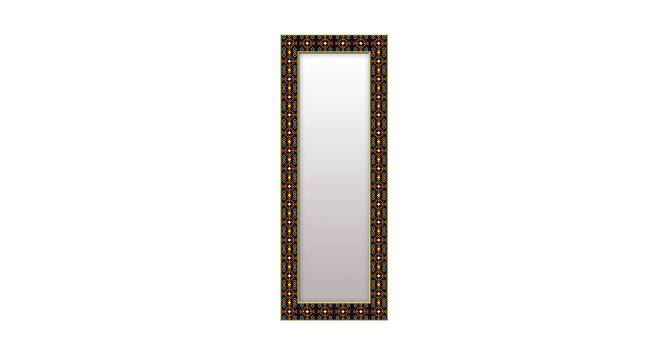 Rozann Wall Mirror (Brown, Tall Configuration, Rectangle Mirror Shape) by Urban Ladder - Front View Design 1 - 385959