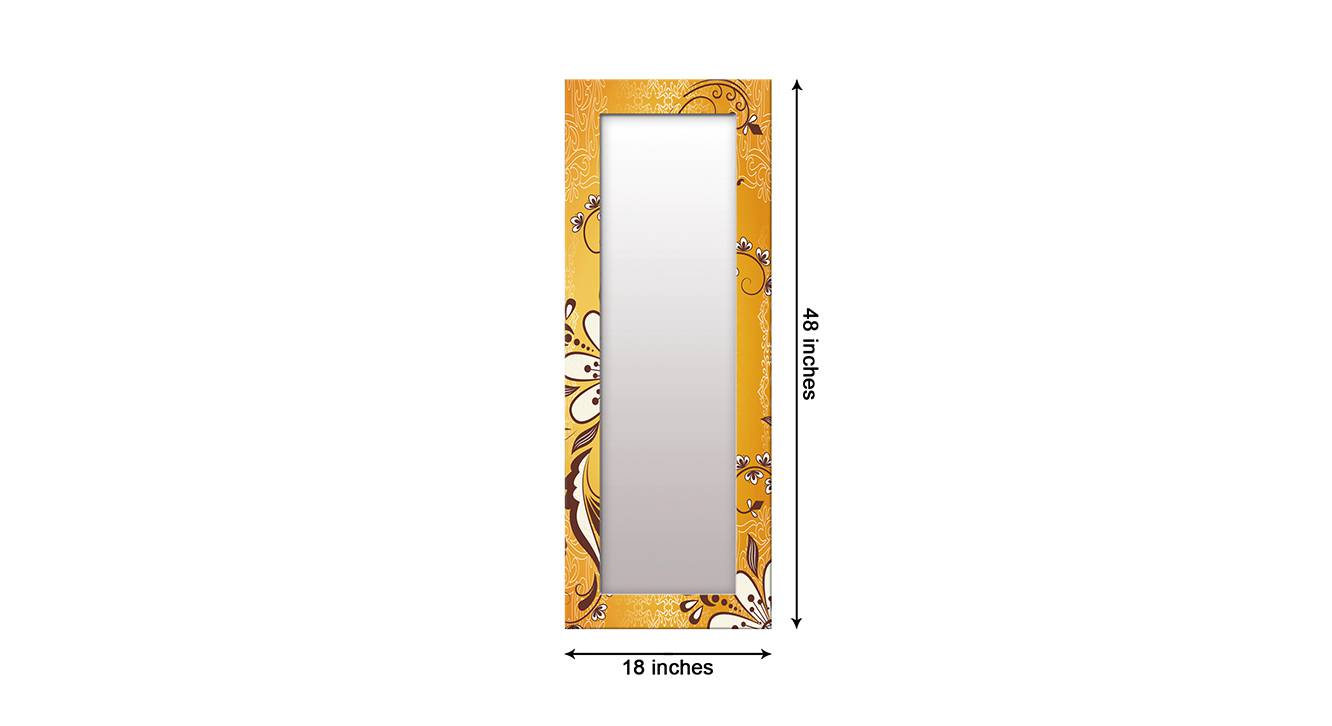 Wister wall mirror yellow 6