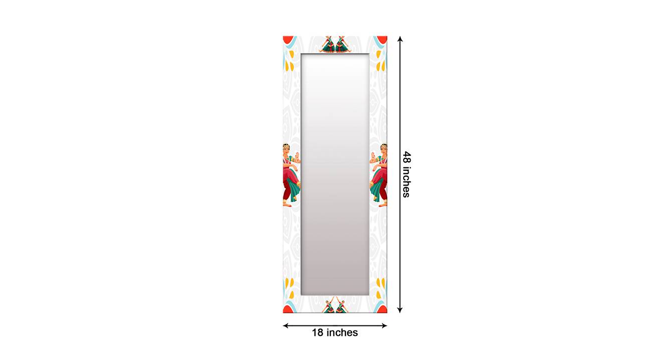 Welford wall mirror white 6