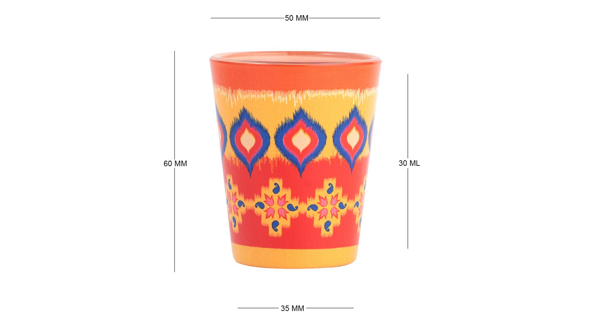 Hasina shot glass set of 2 6