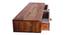Amy Floating Study Table (Satin Finish, Paintco Teak & Hand Painting) by Urban Ladder - Front View Design 1 - 386381