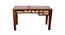 Dravidian Hand Carved Study Table with Chair (Satin Finish, Paintco Teak & Vintage White) by Urban Ladder - Cross View Design 1 - 386440
