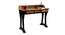 Channing Study Table (Satin Finish, Paintco Teak & Black) by Urban Ladder - Cross View Design 1 - 386447