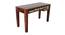 Dravidian Hand Carved Study Table with Chair (Satin Finish, Paintco Teak & Vintage White) by Urban Ladder - Front View Design 1 - 386453