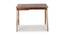 Remy Study Table with Chair (Satin Finish, Paintco Teak & Light Walnut) by Urban Ladder - Front View Design 1 - 386550