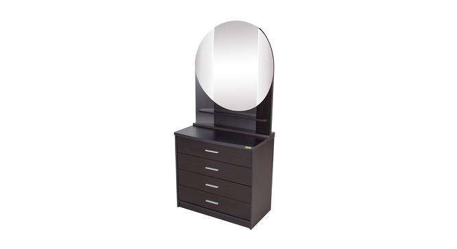 Bellezza Chest Of Drawers With Mirror (Foil Lam Finish, Imperial Teak) by Urban Ladder - Front View Design 1 - 387281