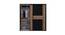 Rondino Wardrobe (Foil Lam Finish, Mud Oak & Black Oak) by Urban Ladder - Design 1 Side View - 387802