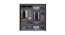 Jacky Wardrobe (Foil Lam Finish, Mud Oak & Black Oak) by Urban Ladder - Design 1 Close View - 387834
