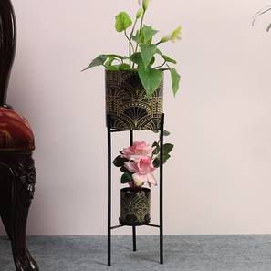 Plant Stand Design Black Metal Planter