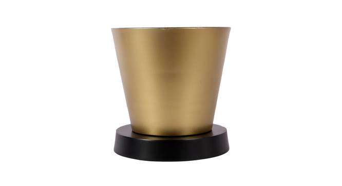 Everette Planter (Black & Gold) by Urban Ladder - Front View Design 1 - 387893