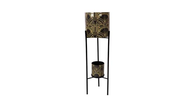 Cora Planter (Black) by Urban Ladder - Front View Design 1 - 387900