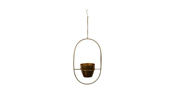 Darryl Planter (Gold) by Urban Ladder - Cross View Design 1 - 387907