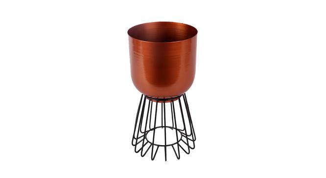 Kendal Planter (Copper & Matt Black) by Urban Ladder - Cross View Design 1 - 387908